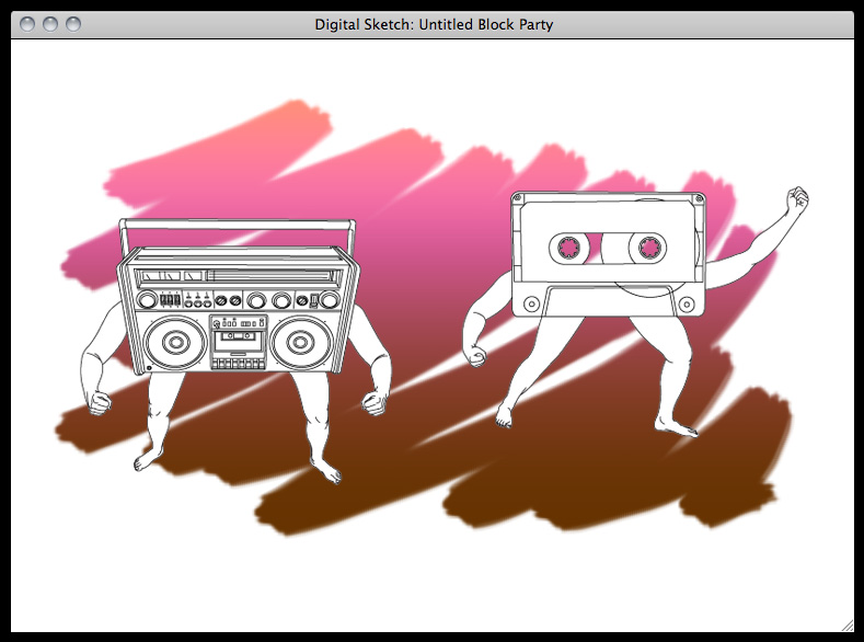 Digital Sketch: Untitled Block Party