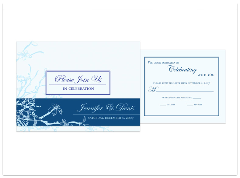 Jennifer & Denis Wedding Invites