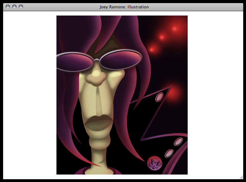 Joey Ramone: Illustration