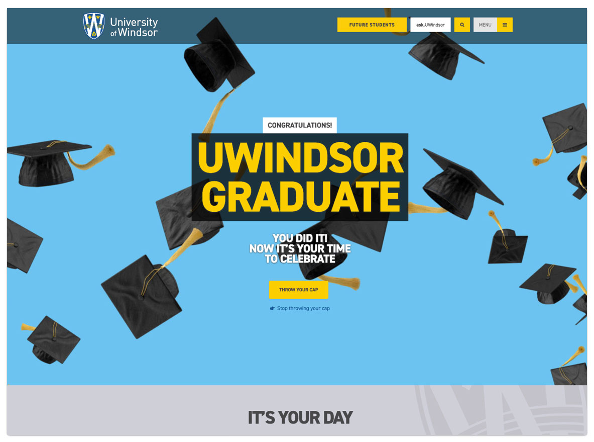 University of Windsor - Convocation - Desktop